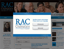 Tablet Screenshot of champlainrac.com